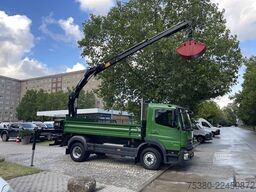 mercedes-benz Atego 1224 Zweiseitenkipper Kran Greifer *Klima*