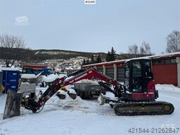 Yanmar Vio57-6B crawler excavator with tilt, grapple and
