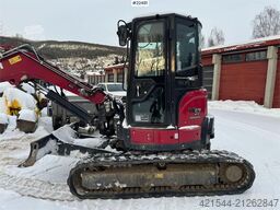Yanmar Vio57-6B crawler excavator with tilt, grapple and