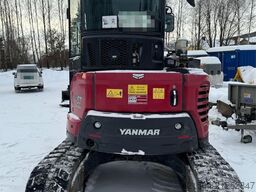 Yanmar Vio57-6B crawler excavator with tilt, grapple and