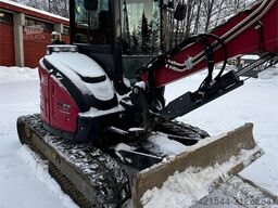 Yanmar Vio57-6B crawler excavator with tilt, grapple and