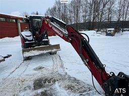 Yanmar Vio57-6B crawler excavator with tilt, grapple and