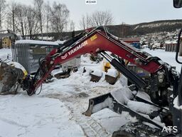 Yanmar Vio57-6B crawler excavator with tilt, grapple and