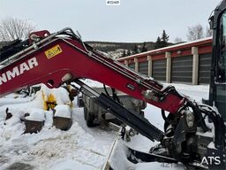 Yanmar Vio57-6B crawler excavator with tilt, grapple and