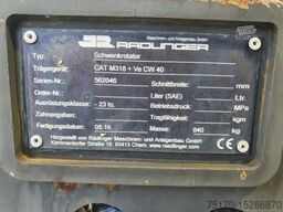 Rädlinger Schwenkrotator CAT M318 / CW 40 / 2016