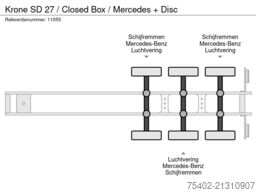 Krone SD 27 / Closed Box / Mercedes + Disc