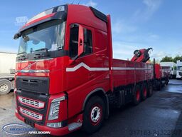 Volvo FH 500 8x4, HMF 2120 K4 + Rotator, + Krone trai...