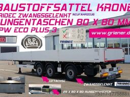 KRONE SDP 27/BAUSTOFF/TRIDEC/BPW/RUNGENTASCHEN LIFT