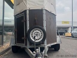  KH Anhängerbau 2 Pferdeanhänger Holz/Plane 2t.