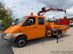 MERCEDES-BENZ Sprinter 413 CDI 4X4 ALLRAD DoKa+Kran Atlas 35.1