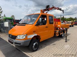 MERCEDES-BENZ Sprinter 413 CDI 4X4 ALLRAD DoKa+Kran Atlas 35.1