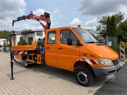 MERCEDES-BENZ Sprinter 413 CDI 4X4 ALLRAD DoKa+Kran Atlas 35.1