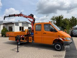 MERCEDES-BENZ Sprinter 413 CDI 4X4 ALLRAD DoKa+Kran Atlas 35.1
