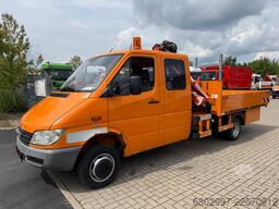 MERCEDES-BENZ Sprinter 413 CDI 4X4 ALLRAD DoKa+Kran Atlas 35.1