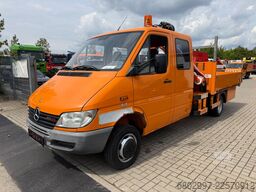MERCEDES-BENZ Sprinter 413 CDI 4X4 ALLRAD DoKa+Kran Atlas 35.1