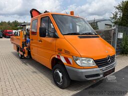 MERCEDES-BENZ Sprinter 413 CDI 4X4 ALLRAD DoKa+Kran Atlas 35.1