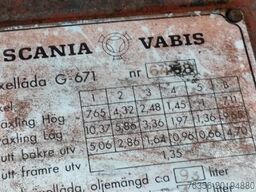 Scania Occ motor + versnellingsbak Scania D11 P01-G671