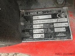 Linde E15  Hefttruck / Fork lift**. E15 Heftruck