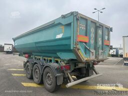Benalu Semitrailer Tipper Steel half pipe body 39m³