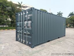 20 Fuß Seecontainer / One Way / 6 Meter Lagercontainer / Anthrazit