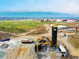 FABO mobile concrete mixing plants 100 m³/h Mobile Concrete Mixing Plant