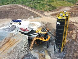 FABO mobile concrete mixing plants 100 m³/h Mobile Concrete Mixing Plant