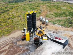 FABO mobile concrete mixing plants 100 m³/h Mobile Concrete Mixing Plant