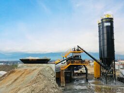 FABO mobile concrete mixing plants 100 m³/h Mobile Concrete Mixing Plant