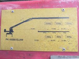 MAN 26.430 TGA 6x4, Palfinger 45000 ELAW, 32m, AHK