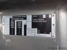 Scania 660S V8 NGS 4X2/ FULL AIR/ RETARDER/ ALCOA/