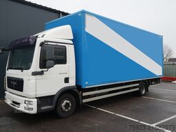 MAN TGL 12.220 closed box truck