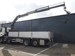 DAF CF 400 open box with Palfinger PK 17502 crane