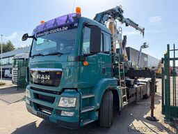 MAN TGS 26.360 6x2 HOOKLIFT + CRANE TEREX ATLAS TLC...