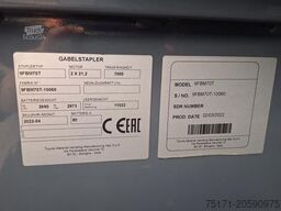 Toyota 9FBM70T Electric, 7 Tons Capacity, Lift Height 4.7