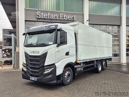 Iveco AS260S50Y/FS 6x2 carrocería de pared giratoria Böse + plataforma elevadora trasera 2 x enganch Iveco AS260S50Y/FS 6x2 Böse Schwenkwand + LBW 2 x AHK