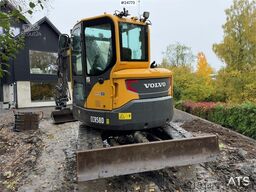 Volvo ECR58D Excavator with Rototilt and 3 Buckets