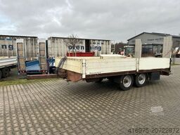 Tonne Tandem Tieflader Anhänger Rampen