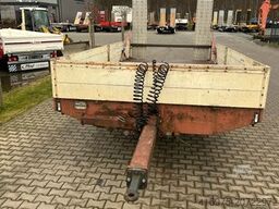 Tonne Tandem Tieflader Anhänger Rampen