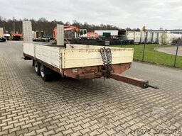 Tonne Tandem Tieflader Anhänger Rampen