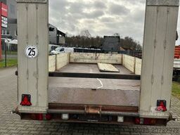 Tonne Tandem Tieflader Anhänger Rampen