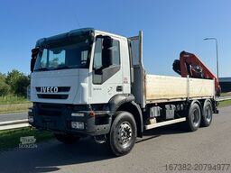 Iveco 330 6x4 with Palfinger PK 18500 crane
