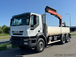 Iveco 330 6x4 with Palfinger PK 18500 crane
