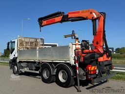 Iveco 330 6x4 with Palfinger PK 18500 crane