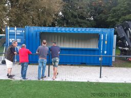 20 Fuß Container mit Dachterasse Eventcontainer / Beach-House / Imbiss