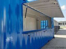 20 Fuß Imbisscontainer Barcontainer Eventcontainer KONTENER