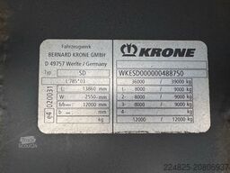 KRONE SD KOFFER AUFLIEGER*2011*3-ACHS*