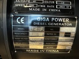 Giga power LT-W30GF 37.5 KVA Open generator