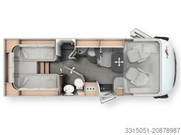 MALIBU I 450 RB LE comfort TV+Markise+Kaffeem.+iNetX