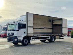 MAN TGM 18.340 4x2 - Sleepercab - Box with sidedoor...