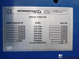 Faymonville 3-axle semi-lowbed trailer 48 t + ramps